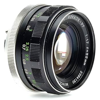Amazon | MINOLTA MC ROKKOR-PF 1:1.7 f=55mm 単焦点レンズ